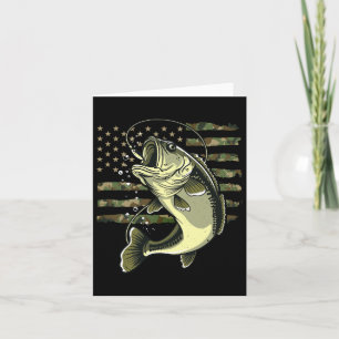 Byss Fish Fish US American Flag Camouflage Fis Karte