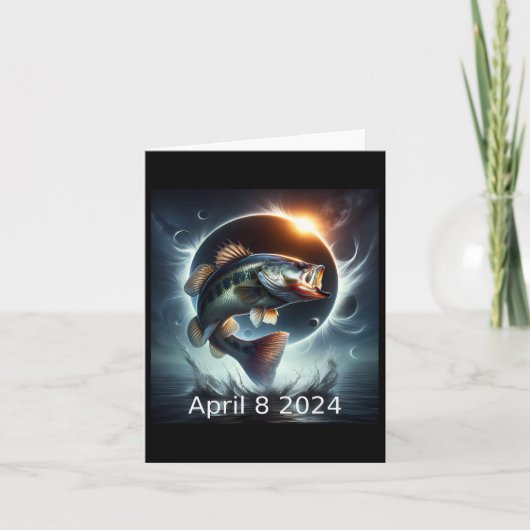 Byss Fish Solar Eclipse 8. April 2025 Karte (Vorderseite)