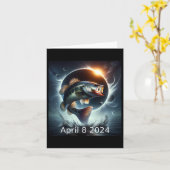 Byss Fish Solar Eclipse 8. April 2025 Karte (Gelbe Blume)