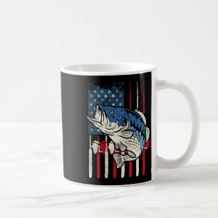 Byss Fish Us Amerikanische Flagge Patriotischer An Kaffeetasse