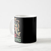 Byss-ically I Am A Pro Funny Fishing Lovers  Kaffeetasse (Vorderseite Links)