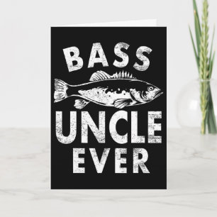Byss Onkel Ever Fishing Geschenke Onkel Vatertag Karte