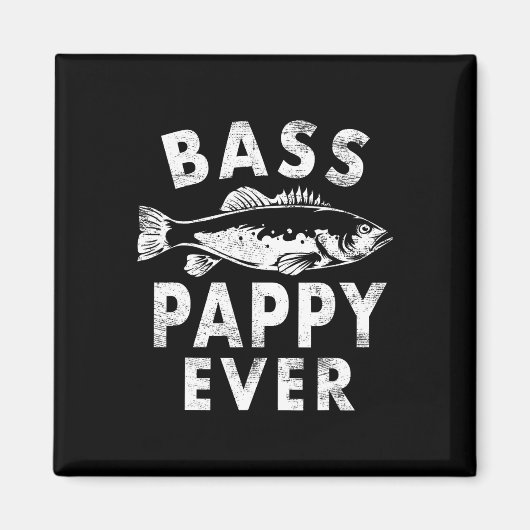 Byss Opa Angel-Fisch-Geschenke Opa Vatertag Magnet (Vorne)