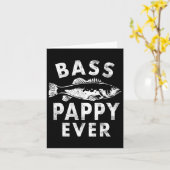 Byss Pappy Ever Fischen Geschenke Pappy Vatertag Karte (Gelbe Blume)