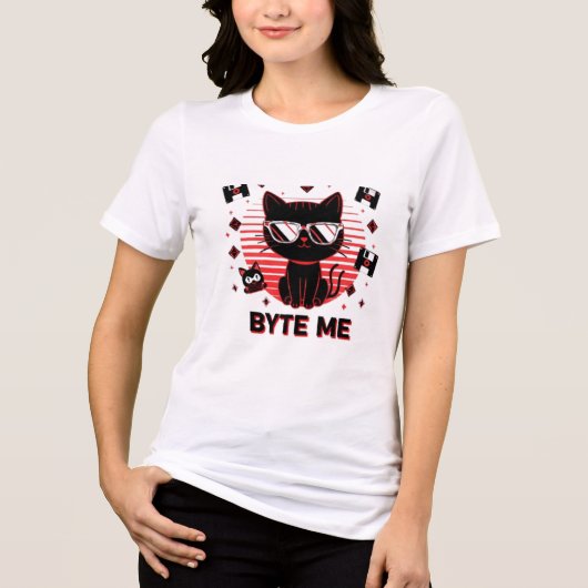 Byte Me Tri-Blend Shirt (Vorderseite)