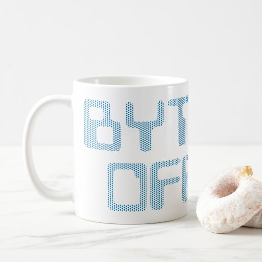 Byte off kaffeetasse (Mit Donut)