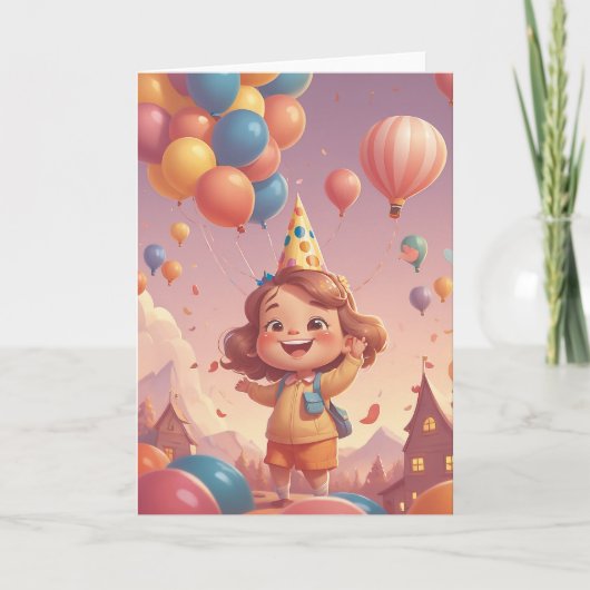 Byte-Sized Birthday Wishes Karte (Vorderseite)