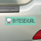 BYTESEXUAL —.png Autoaufkleber (Auf Auto)