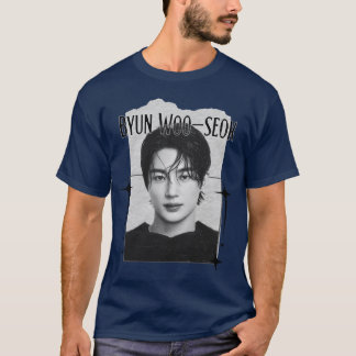 Byun Wooseok Kpop Solo Künstler Scrapbook Collage T-Shirt