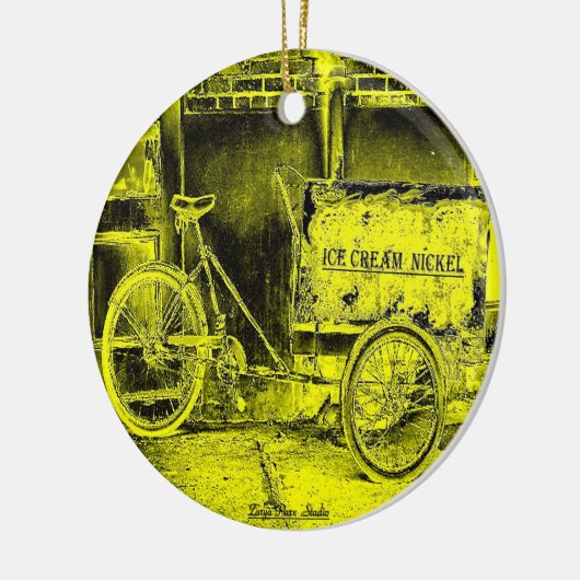 Bywater Bicycle Keramik Ornament (Links)