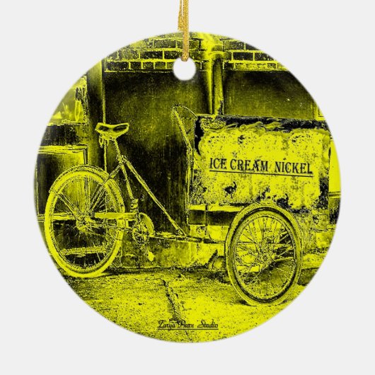 Bywater Bicycle Keramik Ornament (Hinten)