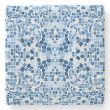 Byzantine Blue Mosaic