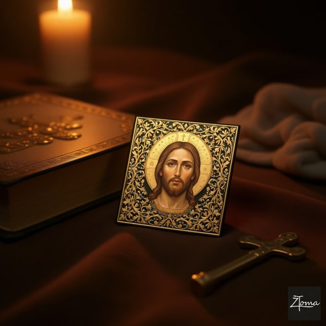 Byzantine Christ Icon - Jesus (Von Creator hochgeladen)