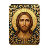 Byzantine Christ Icon - Jesus Magnet (Vertikal)