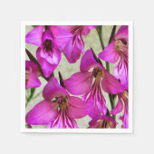 Byzantine Gladiolus Paper Napkins Serviette (Vorderseite)