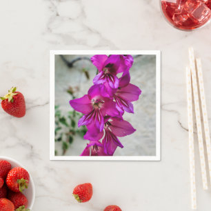 Byzantine Gladiolus Paper Napkins Serviette