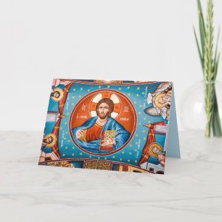 Byzantine jesus Grußkarte Karte