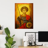 Byzantine Knight Poster (Heimbüro)