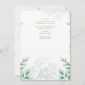 BYZANTINE Krönungsfeier Hochzeitssommandkreuz Einladung (Rückseite)