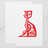 byzantinisch briefpapier (Vorne/Hinten)
