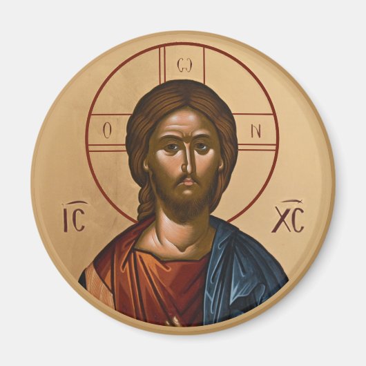 Byzantinisch-Christlich-orthodoxe Symbole: Jesus C Magnet (Vorne)