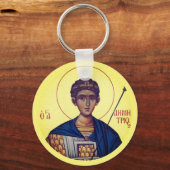 Byzantinisch Christlich-orthodoxe Symbole: St. Dem Schlüsselanhänger (Vorderseite)