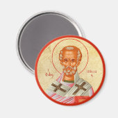 Byzantinisch Christlich-orthodoxe Symbole: St. Nic Magnet (Vorderseite/Rückseite)