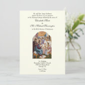 Byzantinisch-katholische Elfenbeinküche Einladung (Stehend Vorderseite)