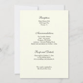 Byzantinisch-katholische Elfenbeinküche Einladung (Rückseite)