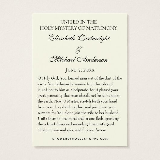 Byzantinisch-orthodoxe Osterreich Hochzeit Heilige (Rückseite)