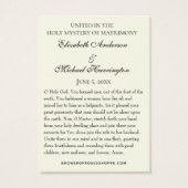 Byzantinisch-orthodoxe Osterreich Hochzeit Heilige (Rückseite)