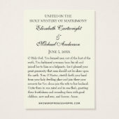 Byzantinisch-orthodoxe Osterreich Hochzeit Heilige (Rückseite)