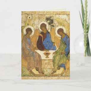 Byzantinisch-orthodoxe Priesterweihe nach östliche Feiertagskarte
