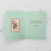 Byzantinisch-slawonisch-katholische Pascha Ostern Feiertagskarte (Innenseite)