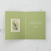 Byzantinisch-slawonisch-katholische Pascha Ostern Feiertagskarte (Innenseite)