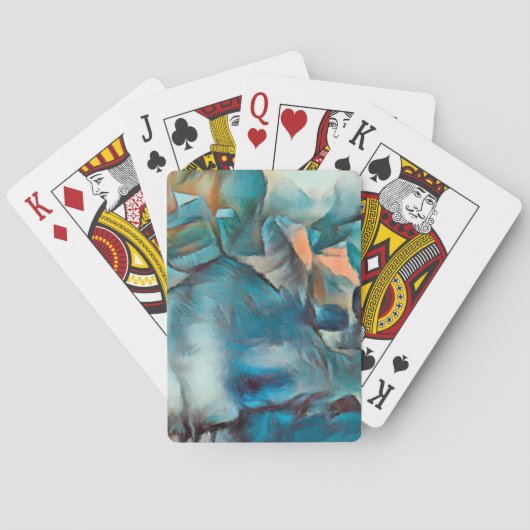 Byzantinische Abstrakte Spielkarten (Rückseite)