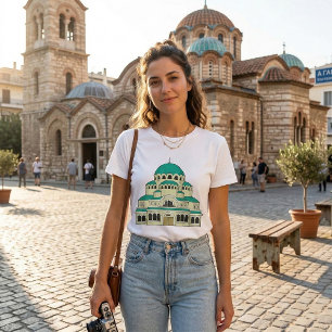 Byzantinische Architektur Türkisdom Kathedrale T-Shirt