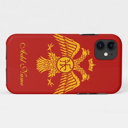 Byzantinische Flagge Case-Mate iPhone Hülle (Rückseite (Horizontal))