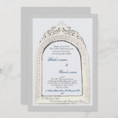 Byzantinische Grenze Einladung (Vorne/Hinten)