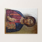Byzantinische Ikone von Christus Pantocrator Puzzle (Horizontal)