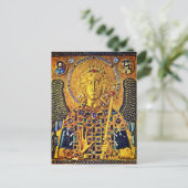 Byzantinische Ikone von St. Michael Postkarte (Stehend Vorderseite)