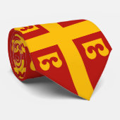 Byzantinische Kaiserflagge Krawatte (Gerollt)