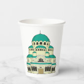 Byzantinische Kirche Pappbecher (Vorderseite)