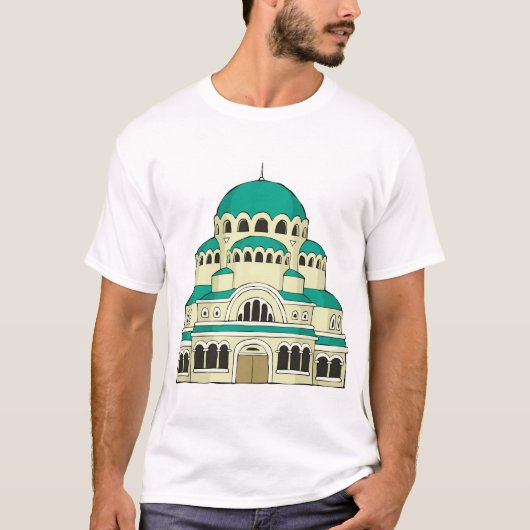 Byzantinische Kirche T-Shirt (Vorderseite)