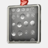 Byzantinische, römische und Sassanian Münzen Silbernes Ornament (Links)