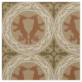 Byzantinische Tiere Stoff