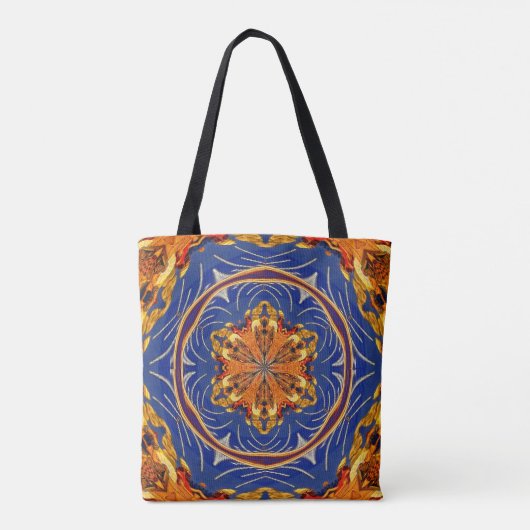 Byzantinische Tile Tote Bag Tasche (Rückseite)
