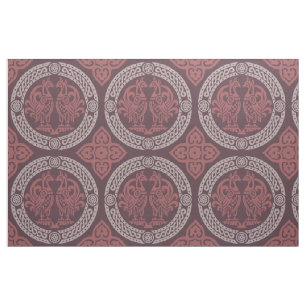 Byzantinische Vögel, Cranberry Red Stoff
