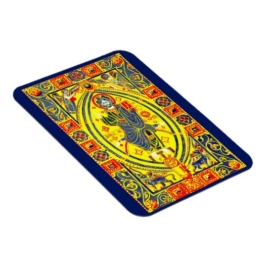 Byzantinische Volkskunst Jesus Magnet (Rechte Seite)