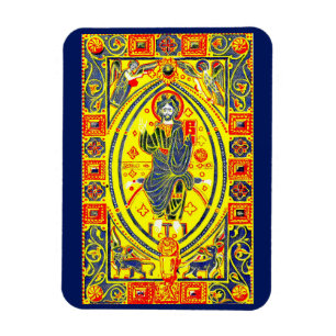Byzantinische Volkskunst Jesus Magnet